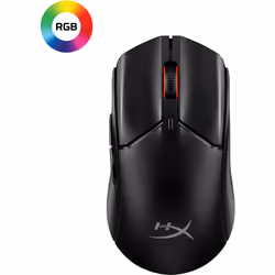 HP HyperX Pulsefire Haste 2 Core Wls – Mouse da gaming (nero/nero) - Vista aggiuntiva 4