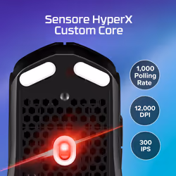 HP HyperX Pulsefire Haste 2 Core Wls – Mouse da gaming (nero/nero) - Vista aggiuntiva 8