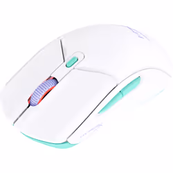 HP HyperX Pulsefire Haste 2 Core Wls – Mouse da gaming (bianco/verde/viola) - Vista aggiuntiva 4