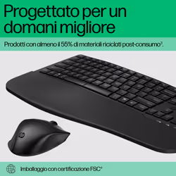 HP Combinazione di mouse e tastiera 680 Comfort Dual-Mode - Vista aggiuntiva 6