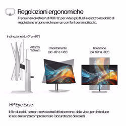 HP Monitor FHD serie 7 Pro da 23,8" - 724pf - Vista aggiuntiva 7