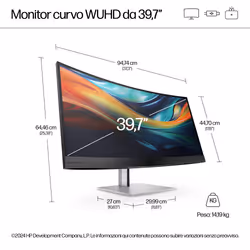 HP Monitor per conferenze 5K2K serie 7 Pro da 39,7" - 740 pm - Vista aggiuntiva 5
