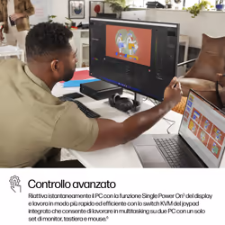 HP Monitor serie 7 Pro da 31,5” 4K Thunderbolt 4 – 732 pk - Vista aggiuntiva 7