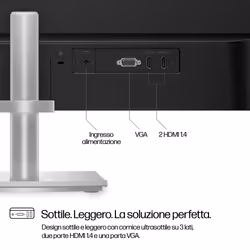 HP Series 5 Monitor Serie 5 27" FHD ad altezza regolabile – 527sh - Vista aggiuntiva 7