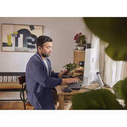 HP Series 5 27 inch FHD Monitor with Speakers - 527sa - Vista aggiuntiva 6