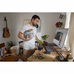 HP Series 5 27 inch FHD Monitor with Speakers - 527sa - Vista aggiuntiva 8