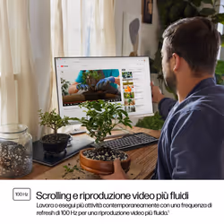 HP Series 5 27 inch FHD Monitor with Speakers - 527sa - Vista aggiuntiva 7