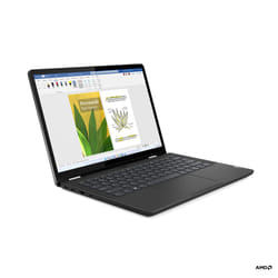 Lenovo 13w Yoga AMD Ryzen™ 5 7530U Ibrido (2 in 1) 33,8 cm (13.3") Touch screen WUXGA 16 GB DDR4-SDRAM 512 GB SSD Wi-Fi 6 (802.11ax) Windows 11 Pro Tedesco Nero