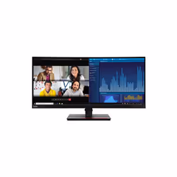 Lenovo ThinkVision P34w-20 LED display 34.1" Wide Quad HD Nero - Vista aggiuntiva 5