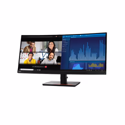 Lenovo ThinkVision P34w-20 LED display 34.1" Wide Quad HD Nero - Vista aggiuntiva 8