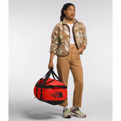 The North Face NF0A52SA borsone 71 L Nylon, Poliestere Nero, Rosso - Vista aggiuntiva 5