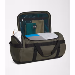 The North Face Base Camp Duffel L borsone 95 L Poliestere Nero, Verde