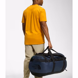 The North Face Base Camp Duffel L borsone 95 L Poliestere Nero, Blu marino - Vista aggiuntiva 4