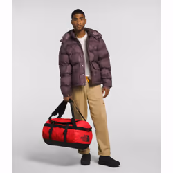 The North Face NF0A52ST borsone 50 L Nylon, Poliestere Nero, Rosso - Vista aggiuntiva 5