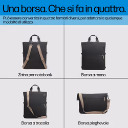 HP Borsa-zaino 14'' Convertible Laptop Backpack Tote - Vista aggiuntiva 5