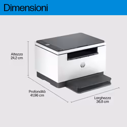 HP LaserJet Stampante multifunzione M234d - Vista aggiuntiva 4