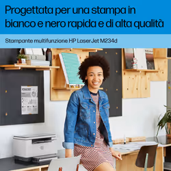 HP LaserJet Stampante multifunzione M234d - Vista aggiuntiva 7