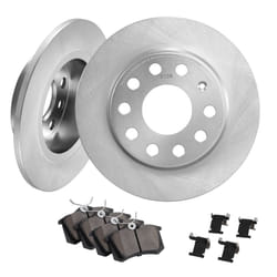 Kit Freno Posteriore Compatibile 252,8 mm Dischi Freno 7,75 kg con Audi A3 (8P), vw Golf 5 6, Seat leon, skoda octavia, altea, Kit di Sostituzione