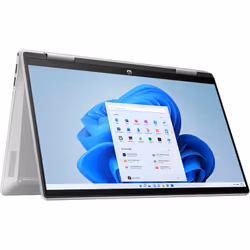 HP Pavilion x360 14-ek1024nl Intel® Core™ i3 i3-1315U Ibrido (2 in 1) 35,6 cm (14") Touch screen Full HD 8 GB DDR4-SDRAM 512 GB SSD Wi-Fi 6 (802.11ax) Windows 11 Home in S mode Argento