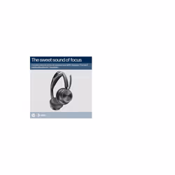 POLY Voyager Focus 2 Microsoft Teams Certified USB-C-C Headset +USB-C/A Adapter +Charging Stand - Vista aggiuntiva 6