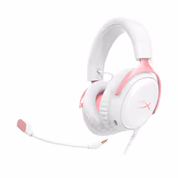 HyperX Cloud III – Gaming Headset (Bianco/Rosa) - Vista aggiuntiva 2