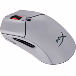 HP HyperX Pulsefire Haste 2 Pro – 4K Wireless Gaming Mouse, Ambidestro, Ottico, Bluetooth + USB Type-C, 26000 DPI, Grigio