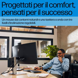 HP Combinazione di tastiera e mouse dual-mode 685 Comfort - Vista aggiuntiva 5