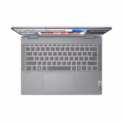 Lenovo IdeaPad 5 2-in-1 14AHP9 AMD Ryzen™ 7 8845HS Ibrido (2 in 1) 35,6 cm (14") Touch screen WUXGA 16 GB LPDDR5x-SDRAM 512 GB SSD Wi-Fi 6E (802.11ax) Windows 11 Home Grigio