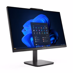 Lenovo V100 Intel® N N100 23.8" 8 GB 512 GB SSD Win11 Pro Nero - Vista aggiuntiva 4