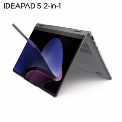 Lenovo IdeaPad 5 2-in-1 Intel® Core™ i5 i5-13420H Ibrido (2 in 1) 35,6 cm (14") Touch screen WUXGA 16 GB LPDDR5x-SDRAM 512 GB SSD Wi-Fi 6 (802.11ax) Windows 11 Home Grigio - Vista aggiuntiva 6