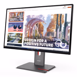 Lenovo ThinkVision P27QD-40 Monitor - Vista aggiuntiva 3