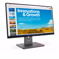 Lenovo ThinkVision P24QD-40 Monitor PC 60,5 cm (23.8") 2560 x 1440 Pixel Quad HD LCD Nero - Vista aggiuntiva 3