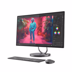 Lenovo Yoga AIO 32ILL10 Intel Core Ultra 7 258V 80 cm (31.5") 3840 x 2160 Pixel PC All-in-one 32 GB LPDDR5x-SDRAM 1 TB SSD NVIDIA GeForce RTX 4050 Windows 11 Pro Wi-Fi 7 (802.11be) Grigio