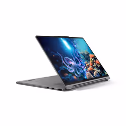 Lenovo Yoga 9 2-in-1 14ILL10 Copilot+ PC Intel Core Ultra 7 258V 35,6 cm (14") Touch screen WQUXGA 32 GB LPDDR5x-SDRAM 1 TB SSD Wi-Fi 7 (802.11be) Windows 11 Home Tedesco Grigio