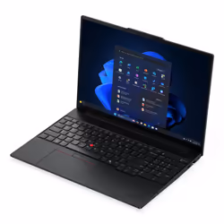 Lenovo ThinkPad E16 Gen 3 (Intel) Intel Core Ultra 5 255U Computer portatile 40,6 cm (16") WUXGA 16 GB DDR5-SDRAM 512 GB SSD Wi-Fi 6E (802.11ax) Windows 11 Pro Spagnolo Nero - Vista aggiuntiva 5