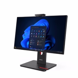 Lenovo ThinkCentre M70a Gen 6 Intel Core Ultra 5 225T 60,5 cm (23.8") 1920 x 1080 Pixel PC All-in-one 16 GB DDR5-SDRAM 512 GB SSD Windows 11 Pro Wi-Fi 6E (802.11ax) Nero