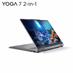 Lenovo Yoga 7 2-in-1 14ILL10 Intel Core Ultra 7 256V Ibrido (2 in 1) 35,6 cm (14") Touch screen WUXGA 16 GB LPDDR5x-SDRAM 512 GB SSD Wi-Fi 7 (802.11be) Windows 11 Home Grigio - Vista aggiuntiva 6
