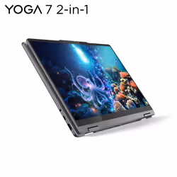 Lenovo Yoga 7 2-in-1 14ILL10 Intel Core Ultra 7 256V Ibrido (2 in 1) 35,6 cm (14") Touch screen WUXGA 16 GB LPDDR5x-SDRAM 512 GB SSD Wi-Fi 7 (802.11be) Windows 11 Home Grigio - Vista aggiuntiva 7