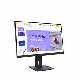 Lenovo ThinkVision E27Q-40 LED display 68,6 cm (27") 2560 x 1440 Pixel Quad HD LCD Nero - Vista aggiuntiva 2