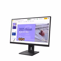 Lenovo ThinkVision E27Q-40 LED display 68,6 cm (27") 2560 x 1440 Pixel Quad HD LCD Nero - Vista aggiuntiva 3