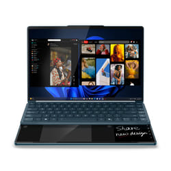 Lenovo Yoga Book 9 14IAH10 Intel Core Ultra 7 255H Ibrido (2 in 1) 35,6 cm (14") Touch screen 2.8K 32 GB LPDDR5x-SDRAM 1 TB SSD Wi-Fi 7 (802.11be) Windows 11 Home Italiano Colore foglia di tè