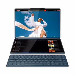 Lenovo Yoga Book 9 14IAH10 Intel Core Ultra 7 255H Ibrido (2 in 1) 35,6 cm (14") Touch screen 2.8K 32 GB LPDDR5x-SDRAM 1 TB SSD Wi-Fi 7 (802.11be) Windows 11 Home Italiano Colore foglia di tè