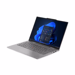 Lenovo ThinkPad X1 2-in-1 Gen 10 Aura Edition Intel Core Ultra 7 255U Ibrido (2 in 1) 35,6 cm (14") Touch screen 2.8K 32 GB LPDDR5x-SDRAM 1 TB SSD Wi-Fi 6E (802.11ax) Windows 11 Pro Italiano Grigio - Vista aggiuntiva 5