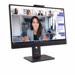 Lenovo ThinkVision T24-4v Monitor PC 60,5 cm (23.8") 1920 x 1080 Pixel Full HD LCD Nero - Vista aggiuntiva 2