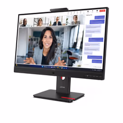 Lenovo ThinkVision T24-4v Monitor PC 60,5 cm (23.8") 1920 x 1080 Pixel Full HD LCD Nero - Vista aggiuntiva 3