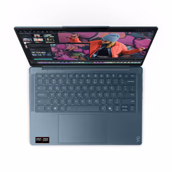 Lenovo Yoga Slim 7 14AKP10 Copilot+ PC AMD Ryzen AI 7 350 Computer portatile 35,6 cm (14") WUXGA 32 GB LPDDR5x-SDRAM 1 TB SSD Wi-Fi 7 (802.11be) Windows 11 Pro Inglese Colore foglia di tè