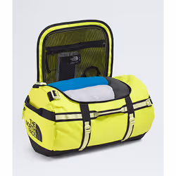 The North Face OS borsone 50 L Nylon, Poliestere Nero, Giallo - Vista aggiuntiva 3