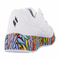 Scarpe bambini Skechers UNO LITESUBTLE LOVE Bianco - 29 - Vista aggiuntiva 3