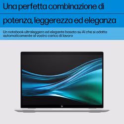 HP Elite x360 1040 G11 Intel Core Ultra 7 155H 14" Touch 16 GB LP512 GB SSD Win11 Pro Argento - Vista aggiuntiva 6