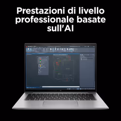 HP ZBook Firefly 14 G10 A Ryzen 7 8840HS 14" 16 GB 512 GB SSD Win11 Pro Grigio - Vista aggiuntiva 7